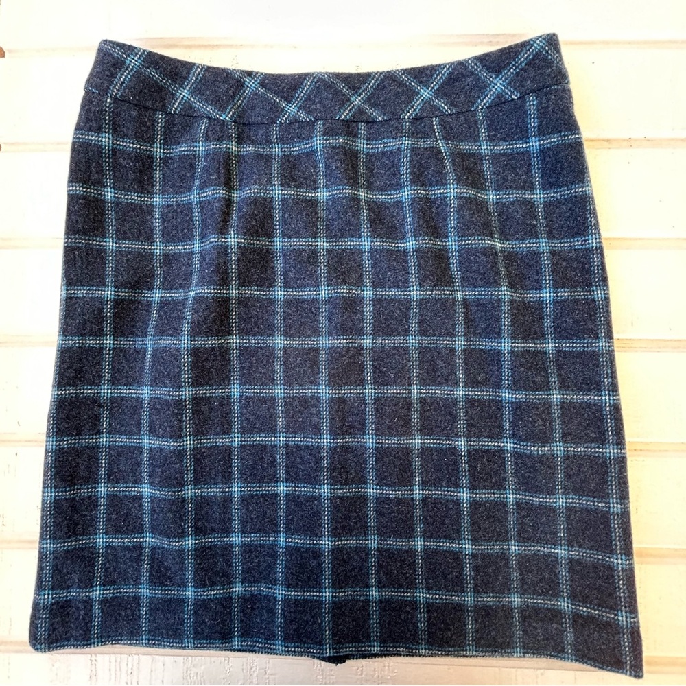 Chadwicks of Boston Wool‎ Tartan Plaid Pencil Skirt Size 14